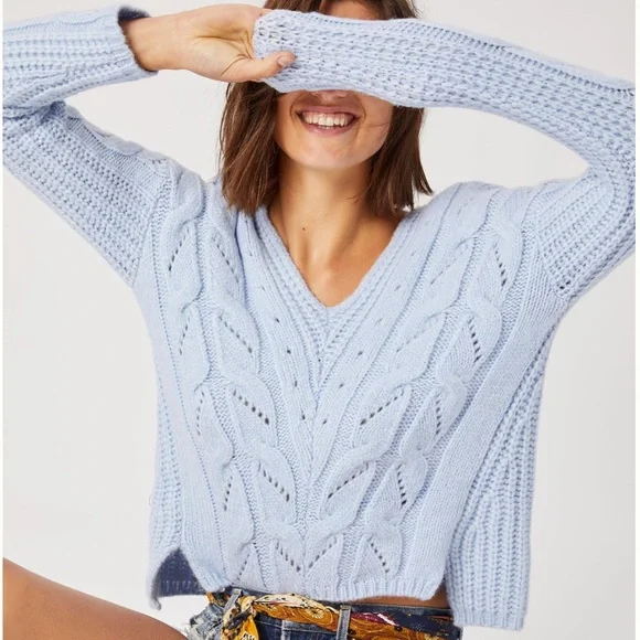 Anthropologie Ramona Cable-Knit Sweater. Pre-Owned. - Picture 1 of 13